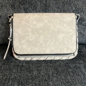 Violet Ray Gray Crossbody/Clutch